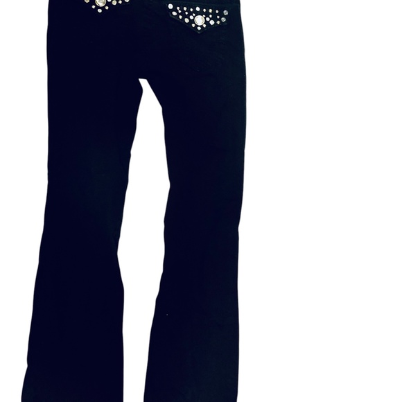 Miss Chic Black Jeans Size 9 - Picture 9 of 11